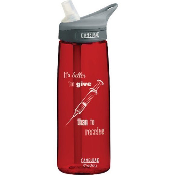 Nurse-Medical Camelbak Water Drink Bottle Red or Grey - Picture 1 of 2